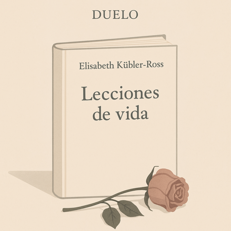 Portada de Lecciones de vida de Elisabeth Kübler-Ross