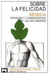 Portada de Sobre la felicidad de Séneca
