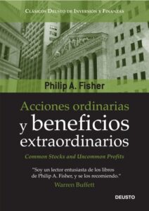 Portada de Acciones ordinarias y beneficios extraordinarios de Philip Fisher