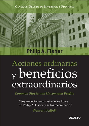 Portada de Acciones ordinarias y beneficios extraordinarios de Philip Fisher