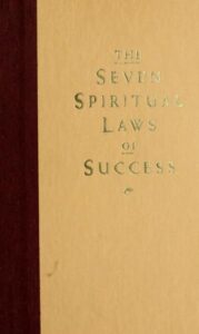 Portada de Las 7 leyes espirituales del éxito de Deepak Chopra