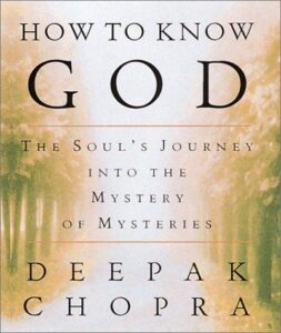 Portada de Conocer a Dios de Deepak Chopra