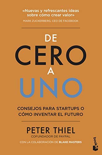 Portada de De cero a uno de Peter Thiel