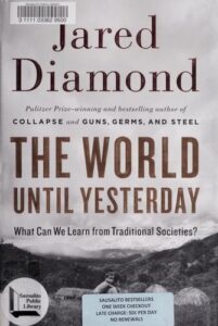 Portada de El mundo hasta ayer de Jared Diamond