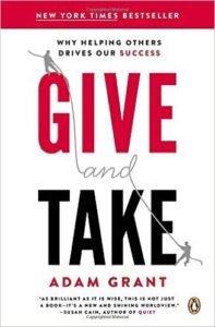 Portada de Dar y recibir de Adam Grant